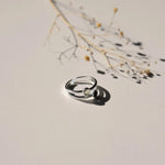 Ring Dubbel Zilver - Turquoise / Zwart - shopvinoos