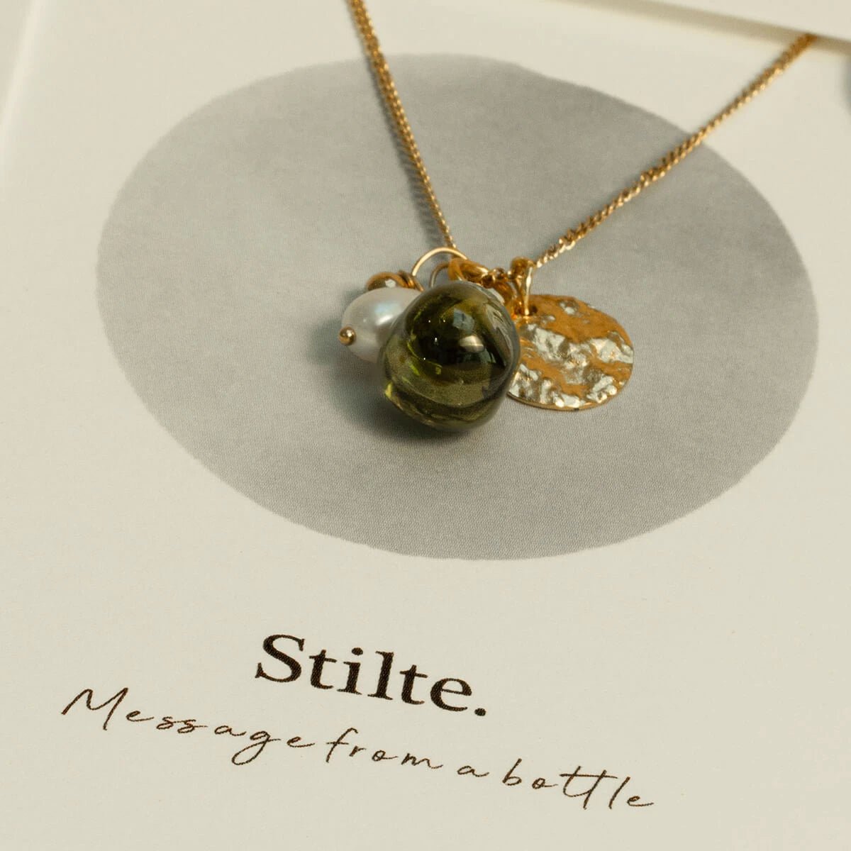 Stilte. Bedelketting – Groen - shopvinoos