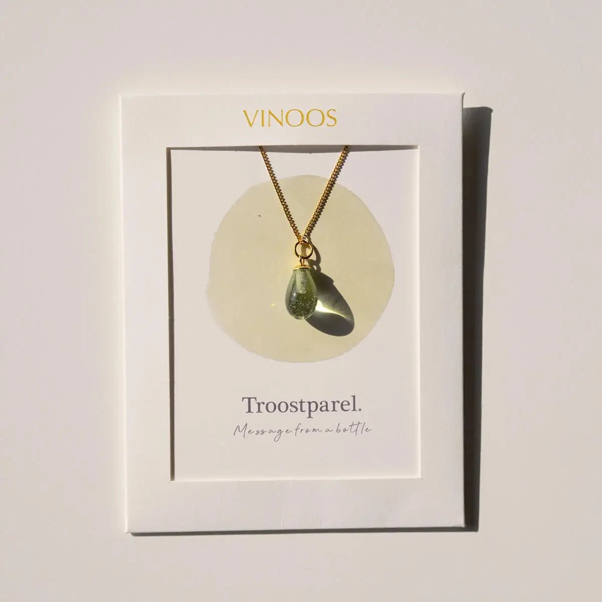 Troostparel Ketting – Turquoise - shopvinoos