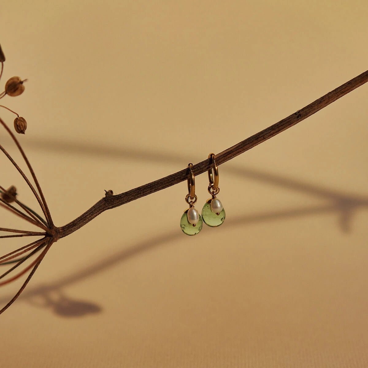 Troostparel Oorbel – Turquoise Met Parel - shopvinoos