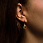 Troostparel Oorbel – Turquoise Met Parel - shopvinoos