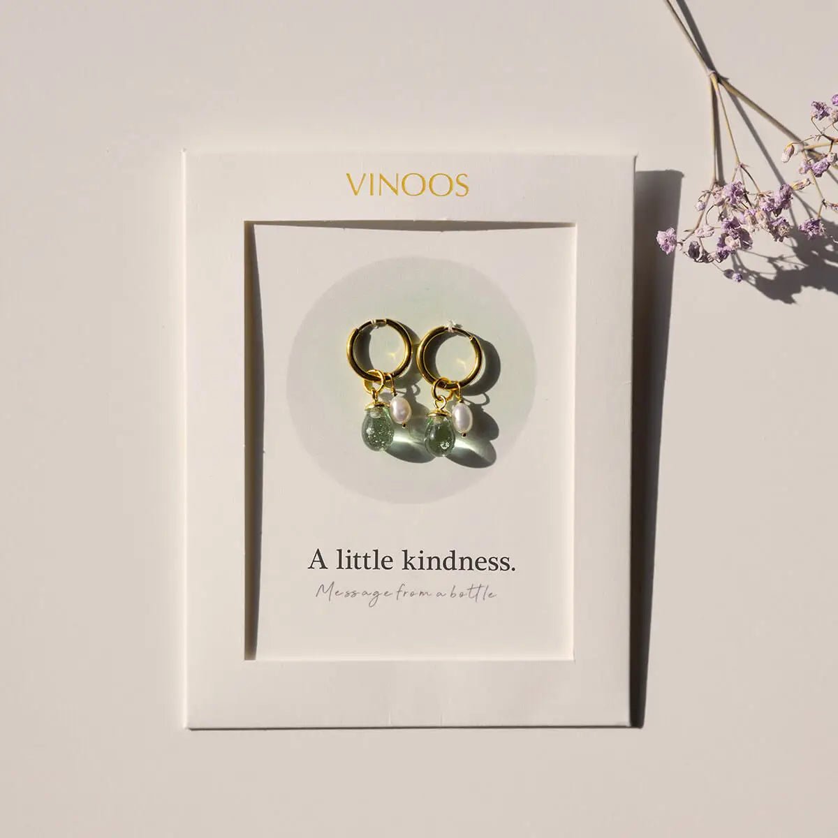 Troostparel Oorbel – Turquoise Met Parel - shopvinoos