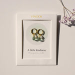 Troostparel Oorbel – Turquoise Met Parel - shopvinoos