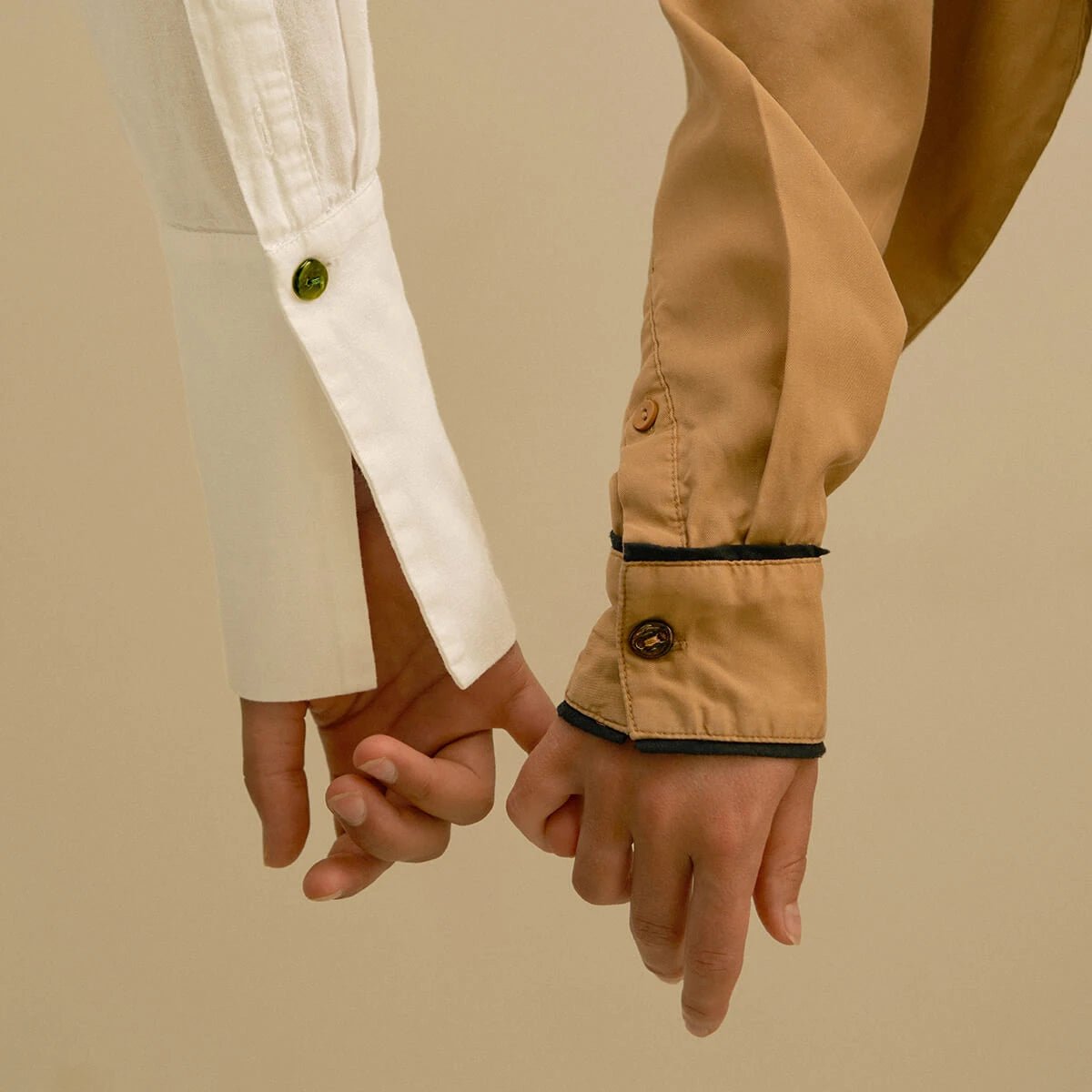 Verbindings Knoopjes – Olijfgroen Satijn - shopvinoos