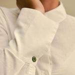 Verbindings Knoopjes – Olijfgroen Satijn - shopvinoos