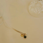 You are my universe. Bedelketting - Groen met bedels - shopvinoos
