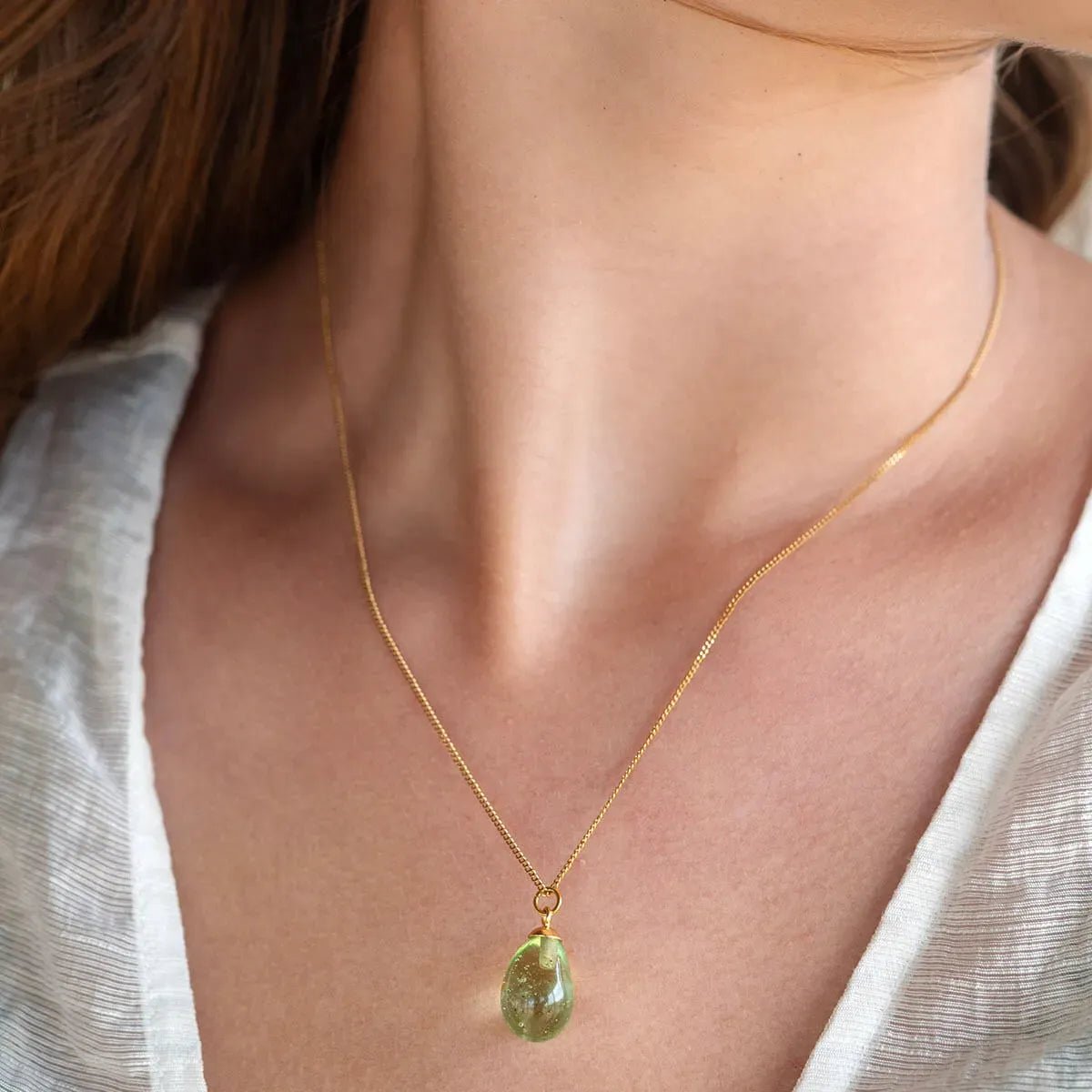 You deserve it. Ketting - Turquoise - shopvinoos