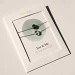 You & Me. Duo Armband - Turquoise en Groen - shopvinoos