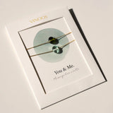 You & Me. Duo Armband - Turquoise en Groen - shopvinoos